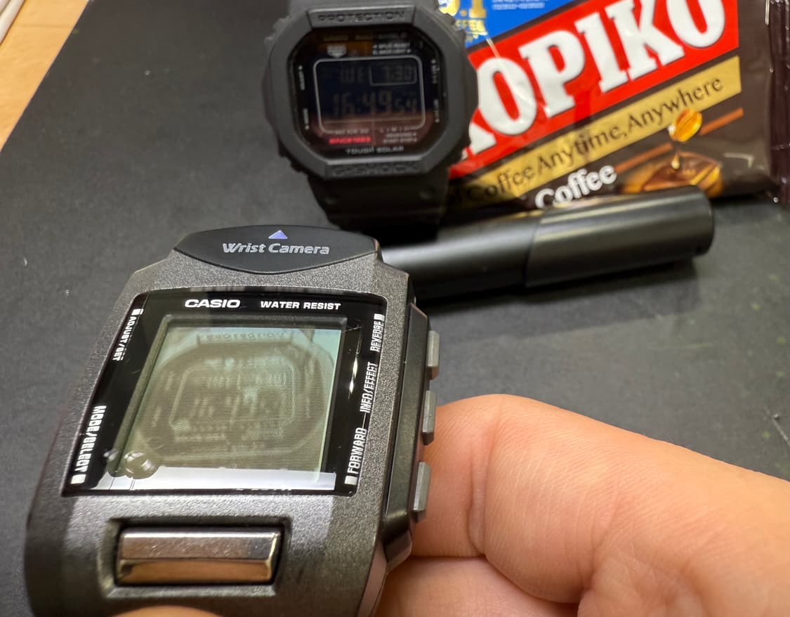 CASIO WQV-1 카메라 시계 상품이미지5