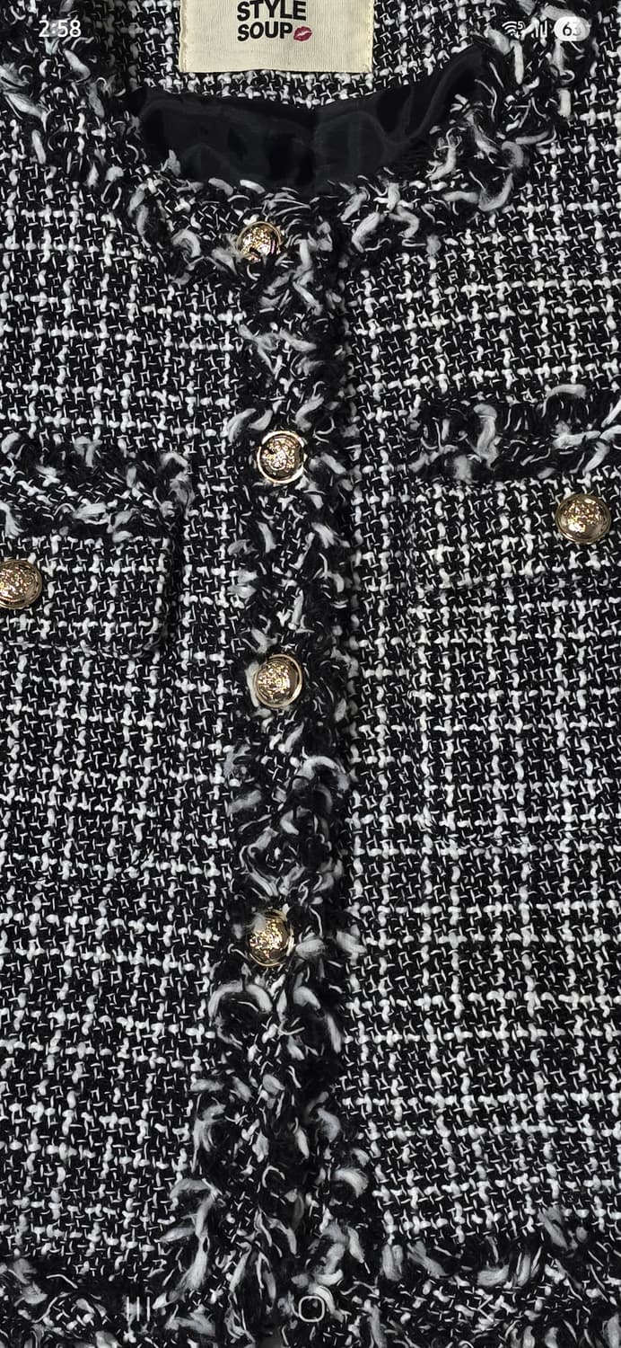 Style Soup 트위드 자켓 55 상품이미지5