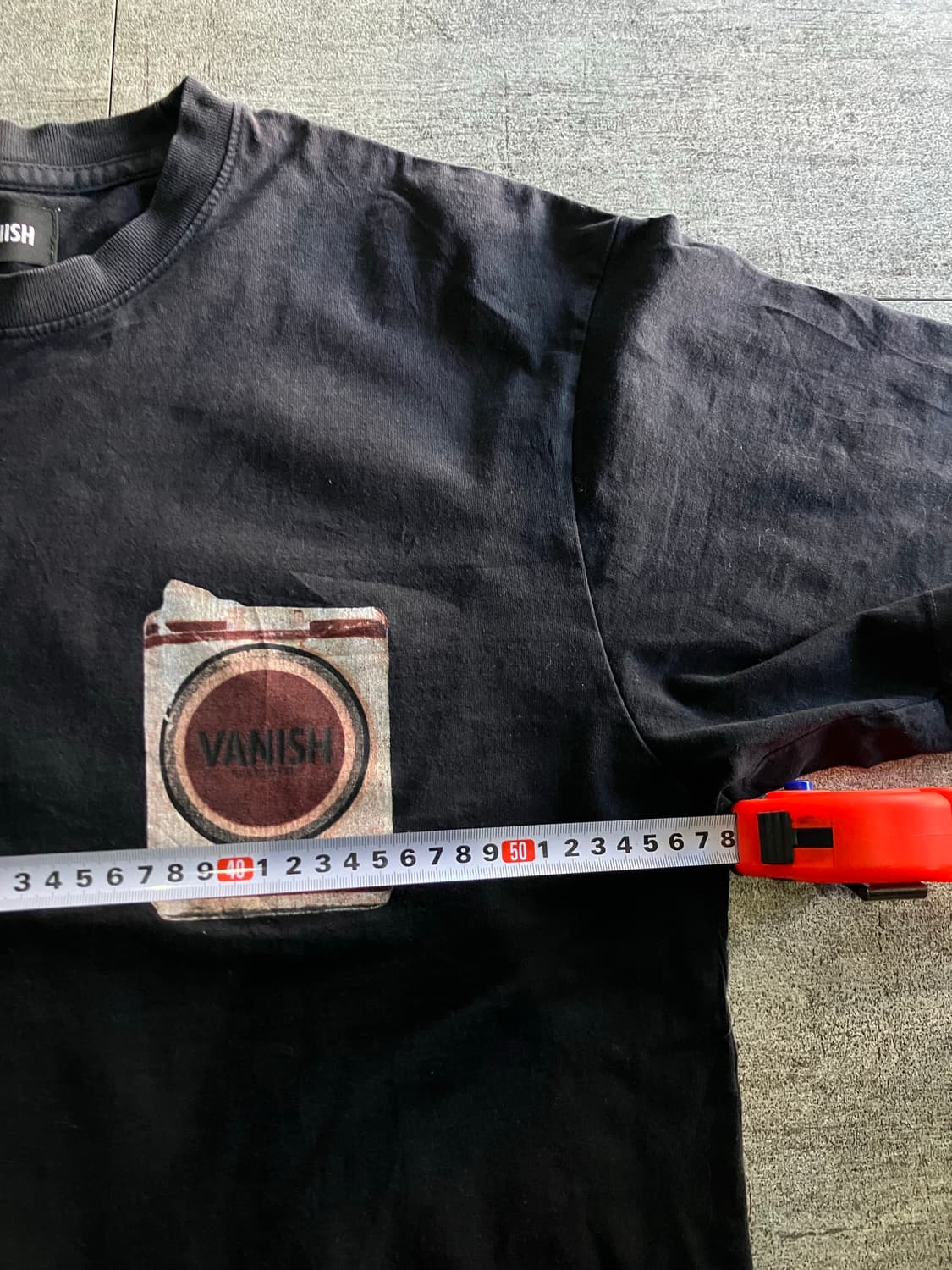 일본빈티지 Vanish 올드스쿨스트릿 혁오풍 반팔티셔츠 상품이미지3