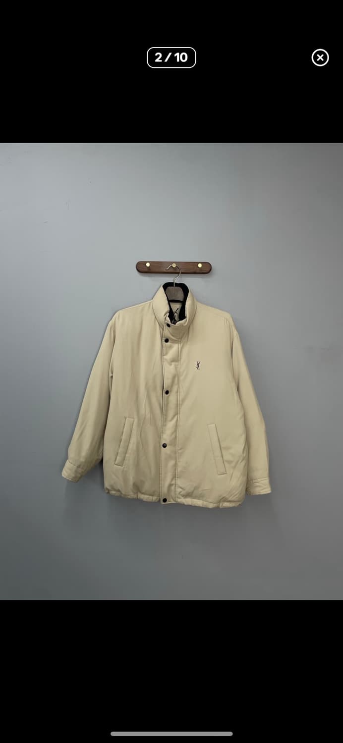 입생로랑 베이지 푸퍼 패딩 A2993 상품이미지2