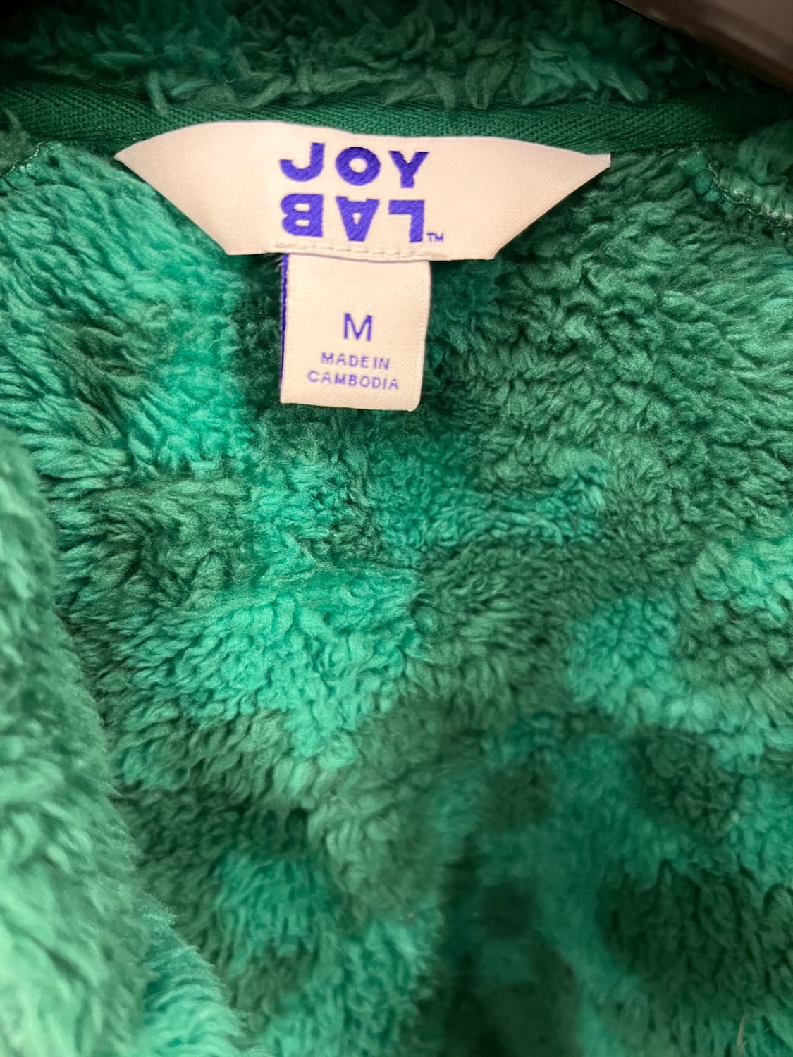 Joy Lab 체크 플리스 자켓 M 상품이미지5