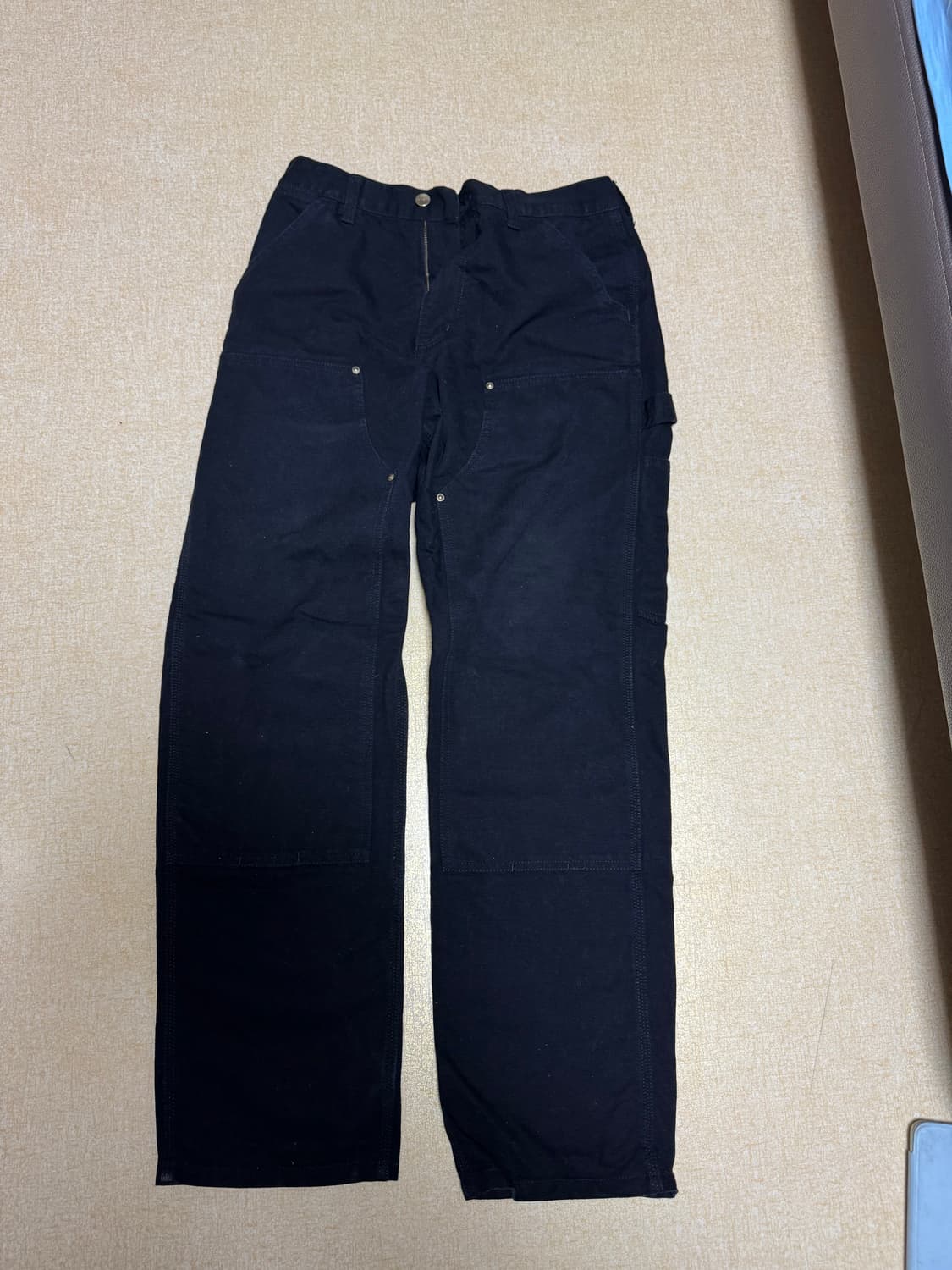 칼하트 더블니 블랙 팬츠 28,32 상품이미지6