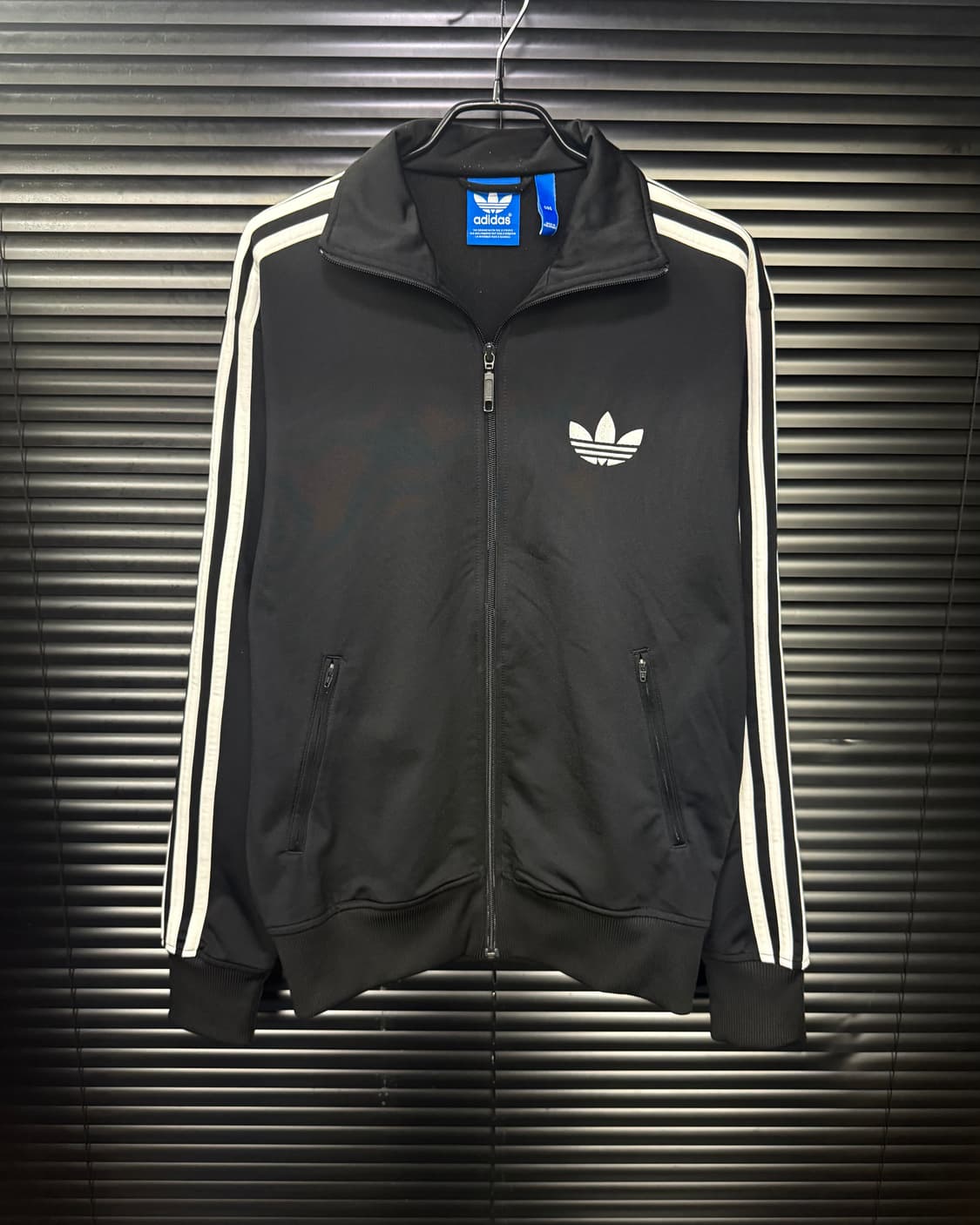 아디다스 구 파이어버드 블랙 검흰 져지 저지 집업 트랙탑 나우아임영 M  상품이미지1