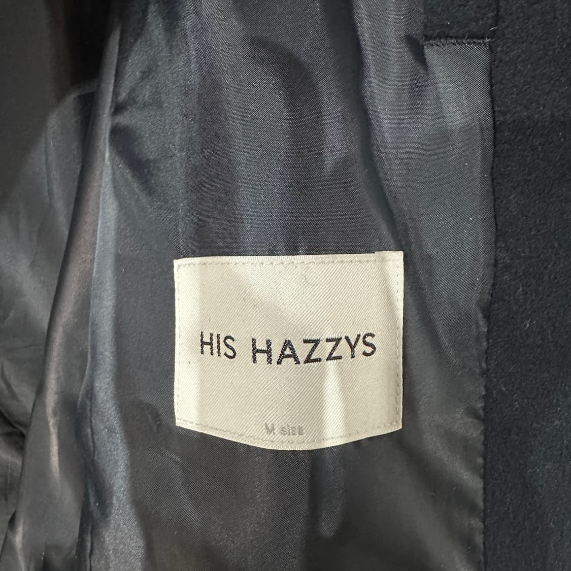 HISHAZZYS 히스헤지스 발마칸 오버핏 코트 95-100 상품이미지4