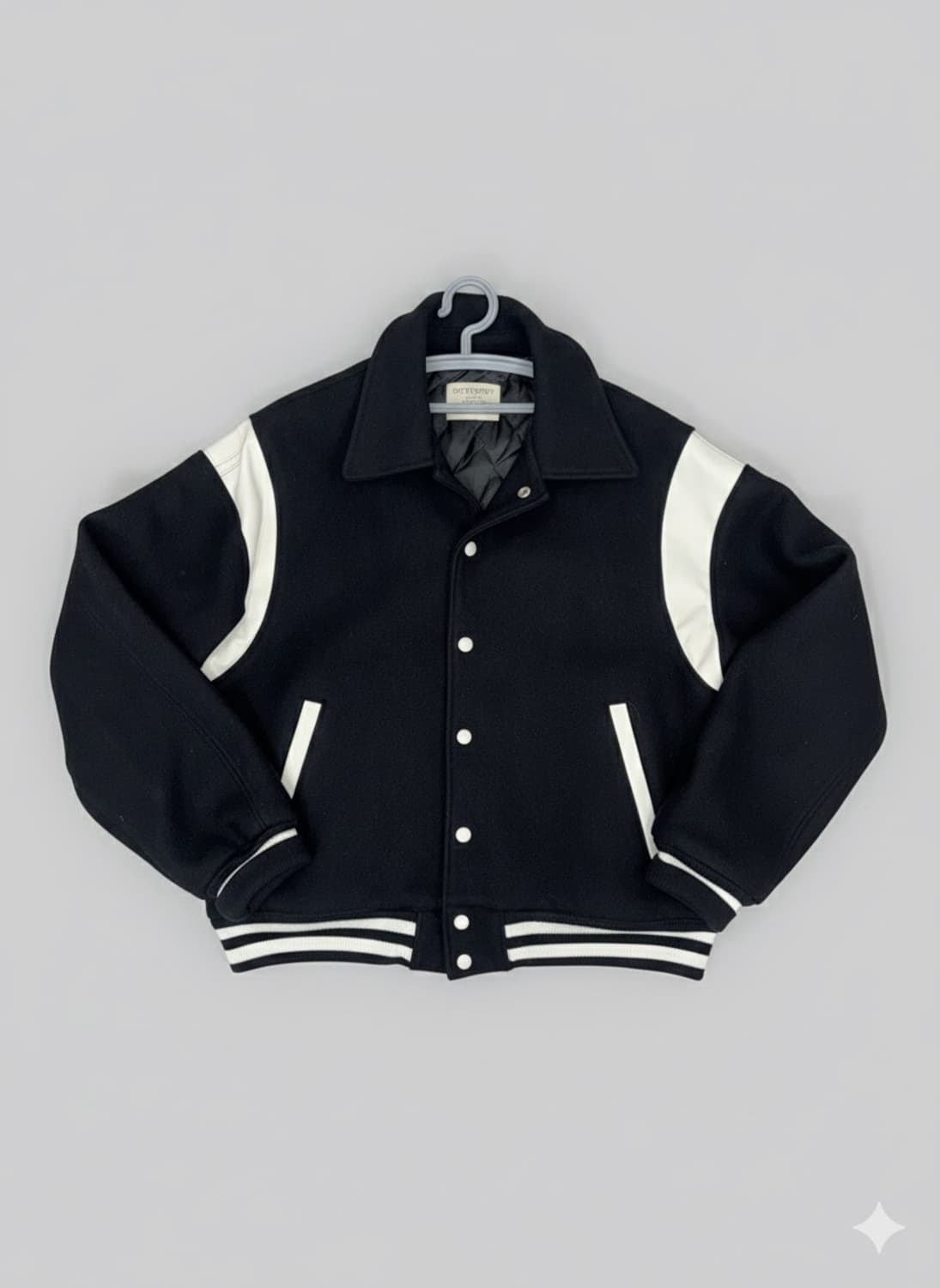 시티 스트리트 울 스타디움 바시티 자켓 크롭핏 상품이미지1