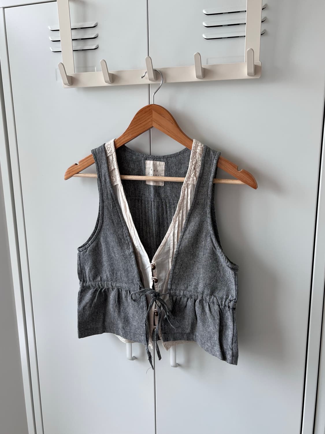 Ray cassin 레이스 바선생 레이어드 슬리브리스 상품이미지2