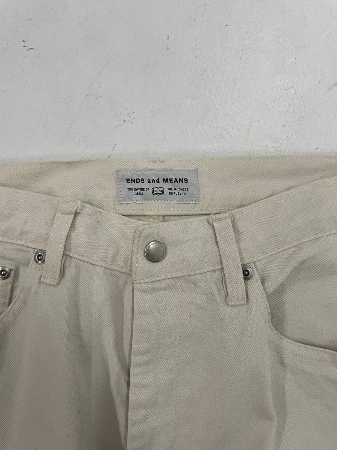 Ends and means 엔즈앤드민즈 네추럴 데님 상품이미지2