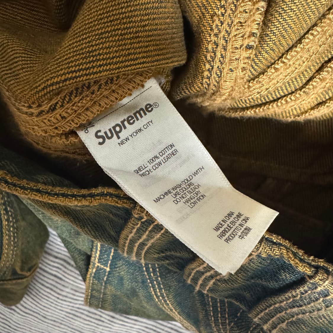 슈프림 S로고 데님 트러커 자켓 스몰 상품이미지5