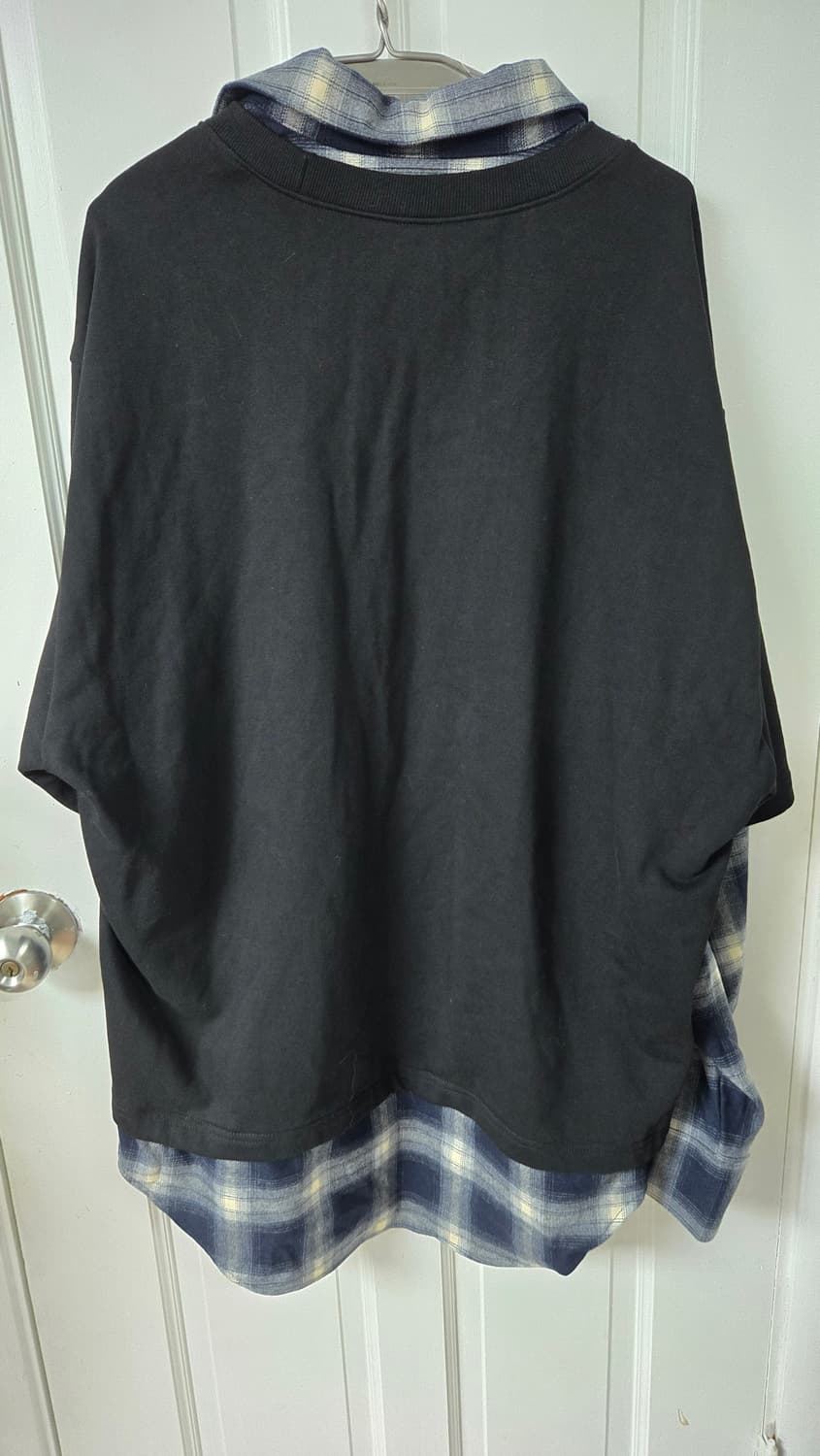 😍무배)👕새상품)오와이 OY 레이어드 체크셔츠 상품이미지5