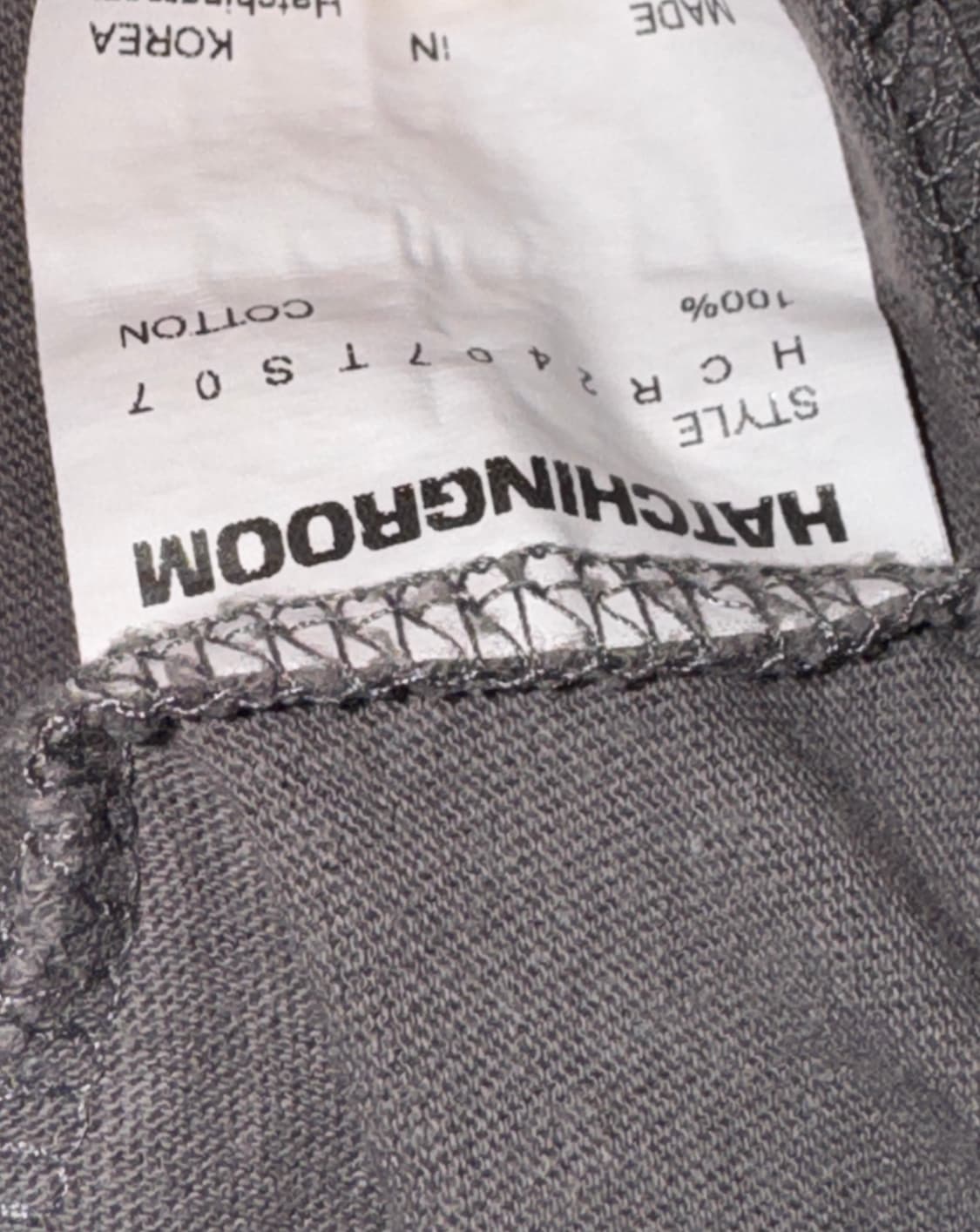해칭룸 BASE HOODIE GREY 2 사이즈 상품이미지4
