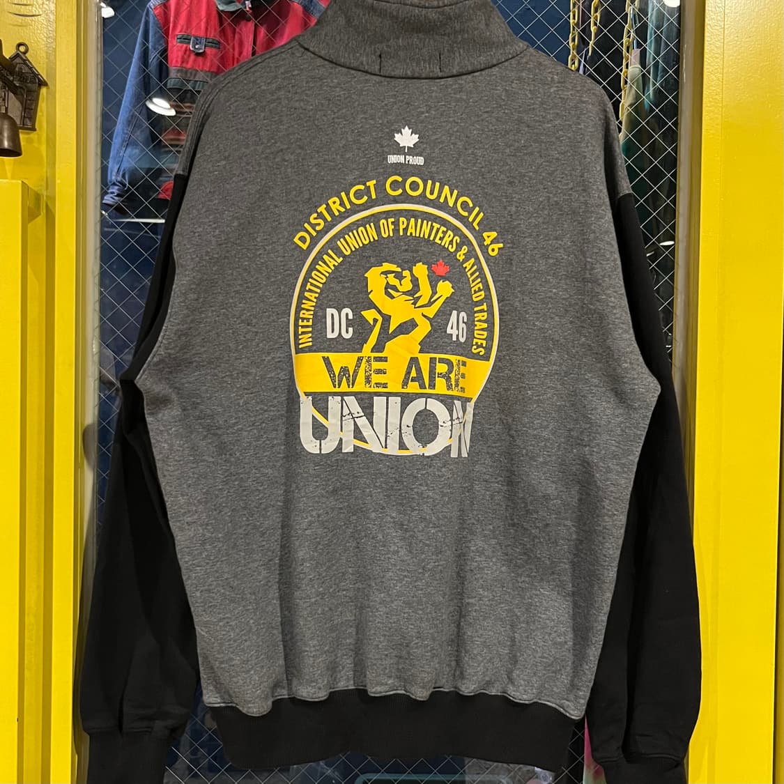 SEASONS 시즌스 그레이 하프 집업 맨투맨  상품이미지7