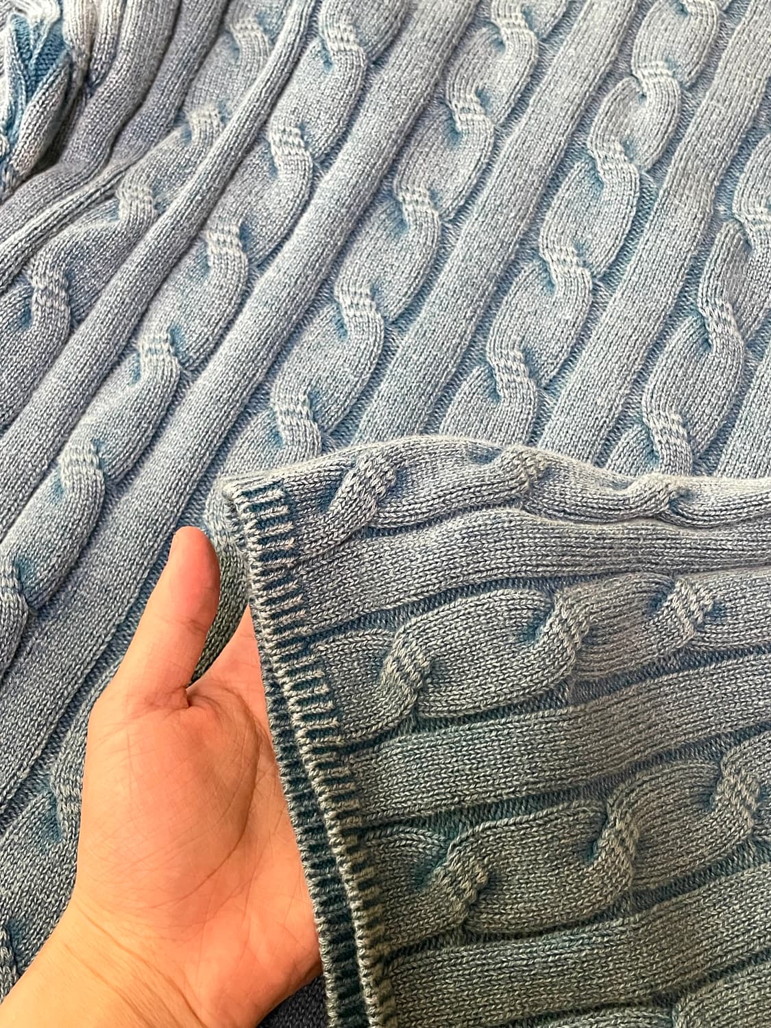 자라 케이블 니트 M 상품이미지4