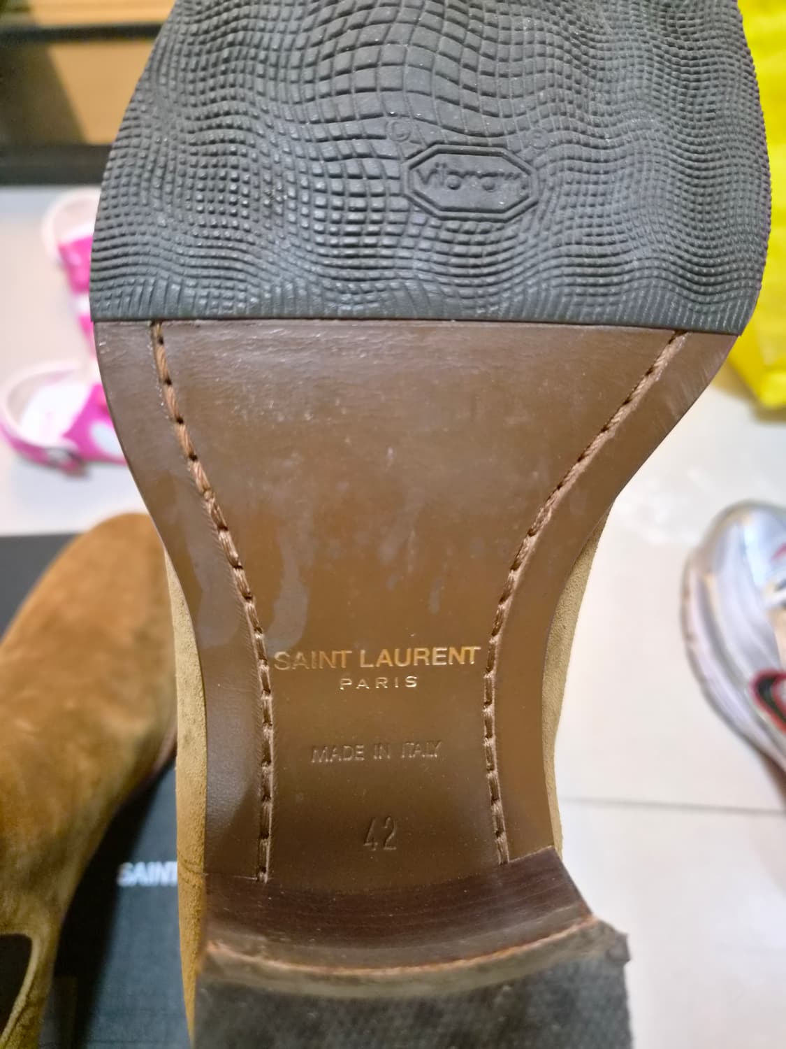 생로랑 40 스웨이드 부츠 유일매물 상품이미지4