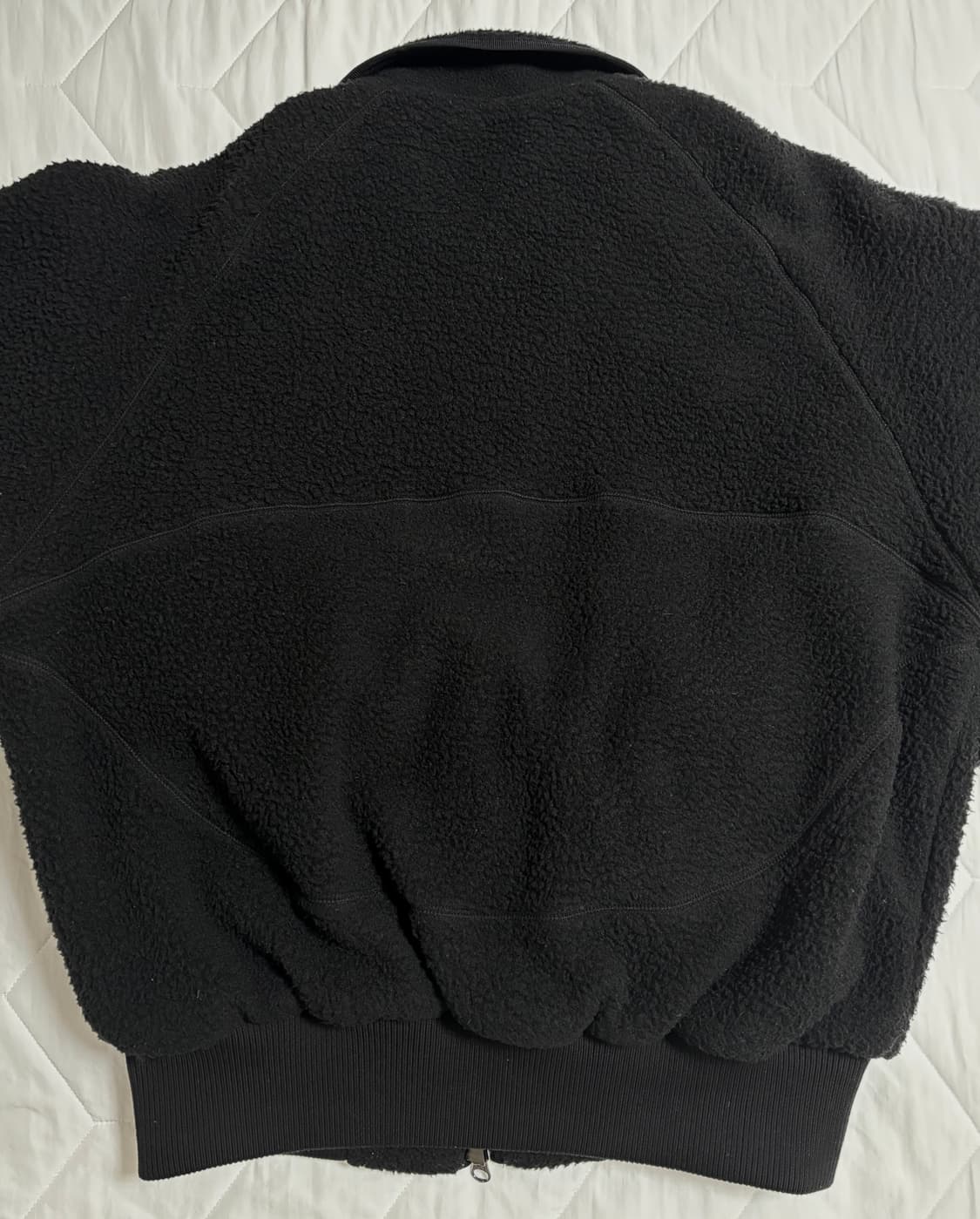 코이세이오 라운드 칼라 플리스 자켓 블랙 상품이미지2