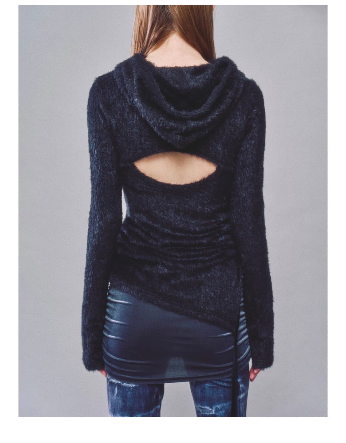 Somsoc 셔링 후드 상품이미지2