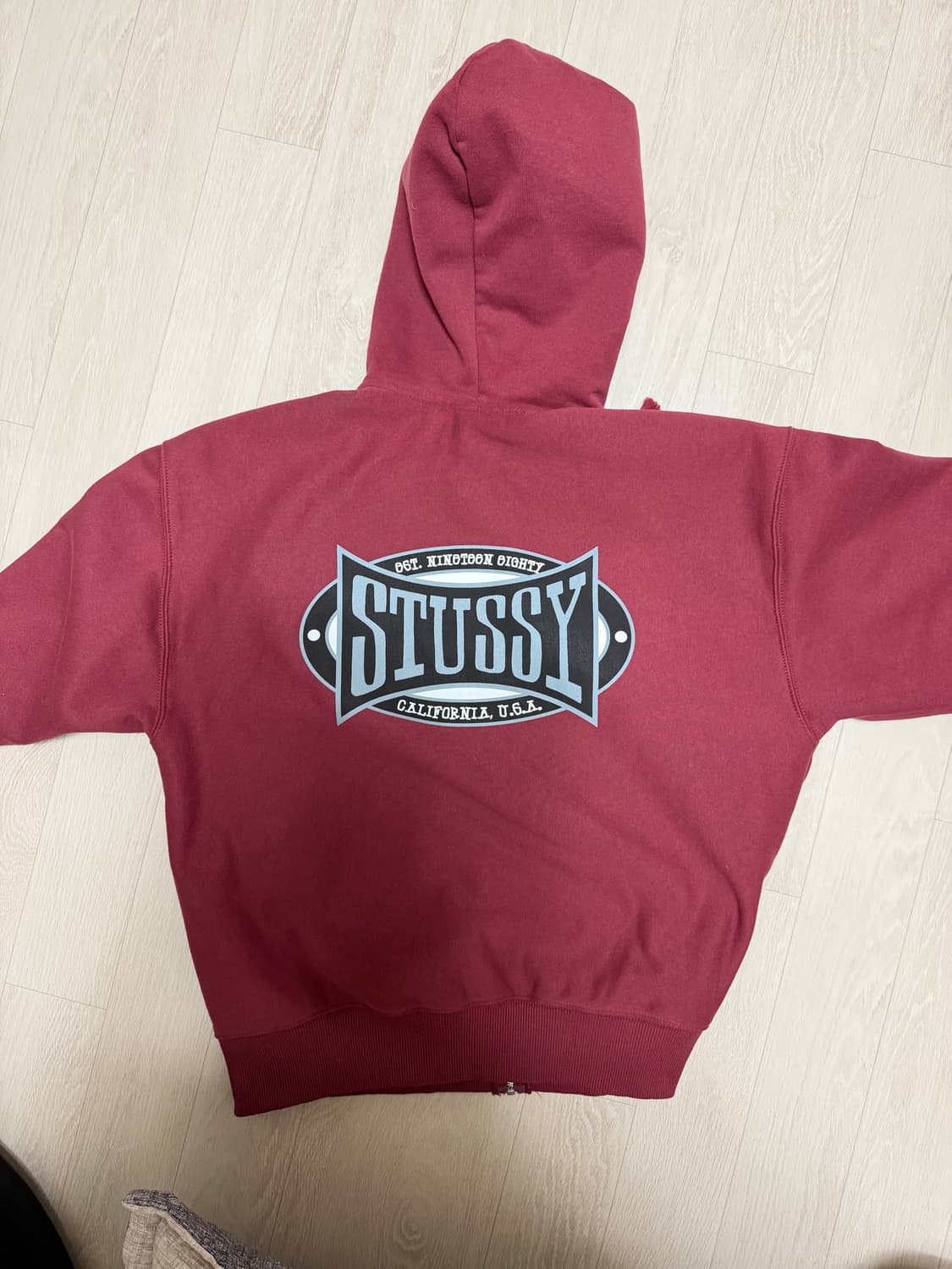 스투시 후드집업 M 상품이미지2