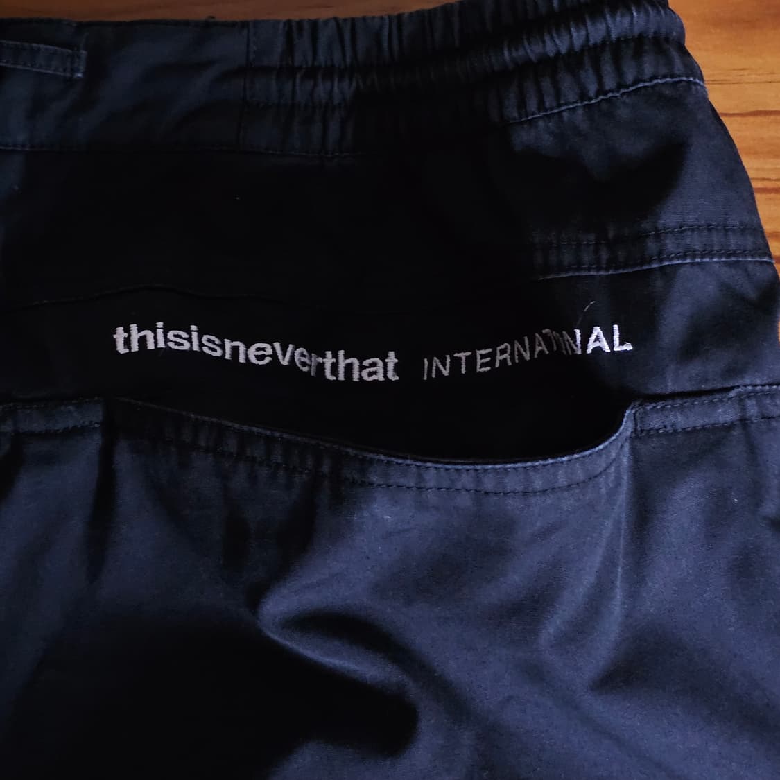 32인치 남성 디스이즈네버댓 카고 조거 팬츠 블랙 L 상품이미지10