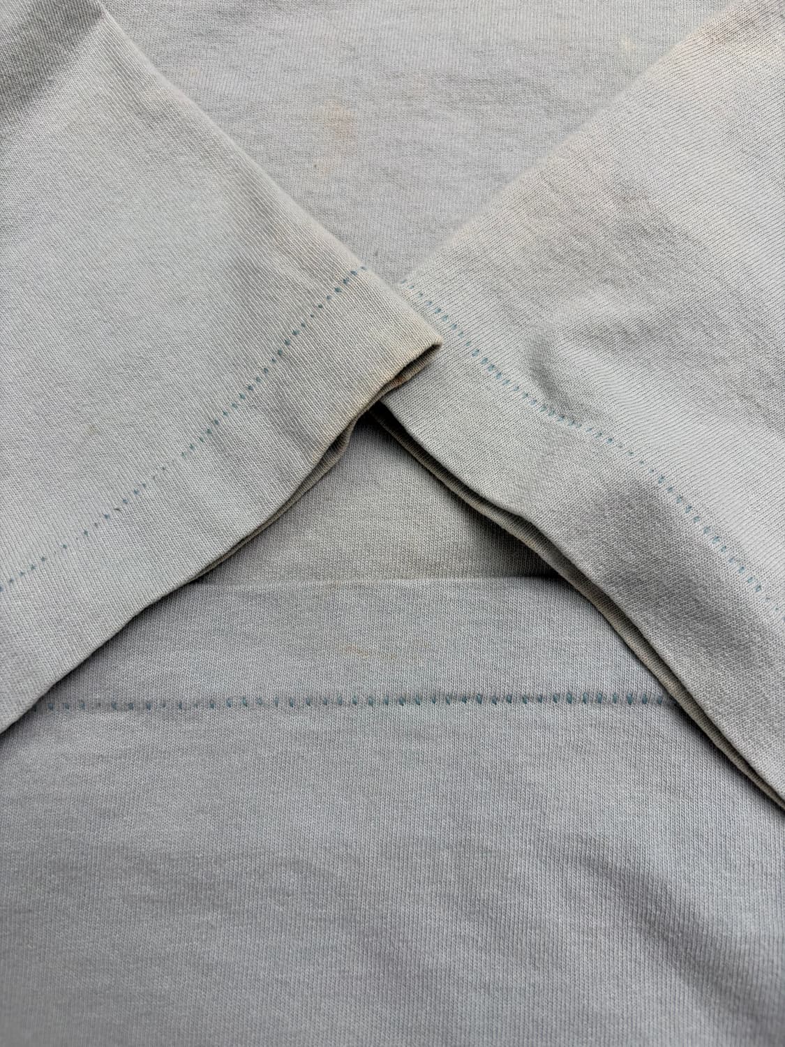 90s Stussy Big Logo Tee (sage green) 상품이미지7