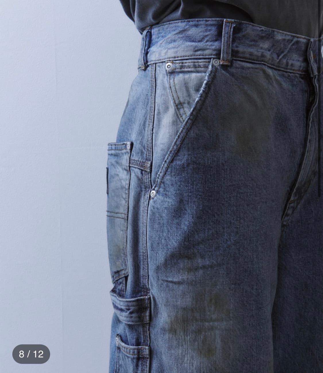 Stained Work Denim Pants 상품이미지3