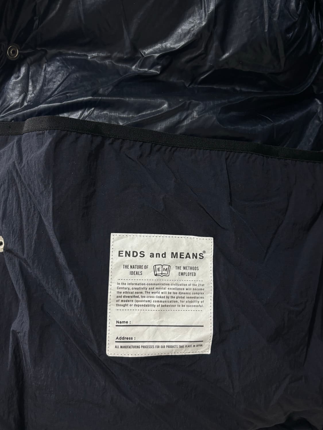 Ends And Means 24aw 패딩 상품이미지5