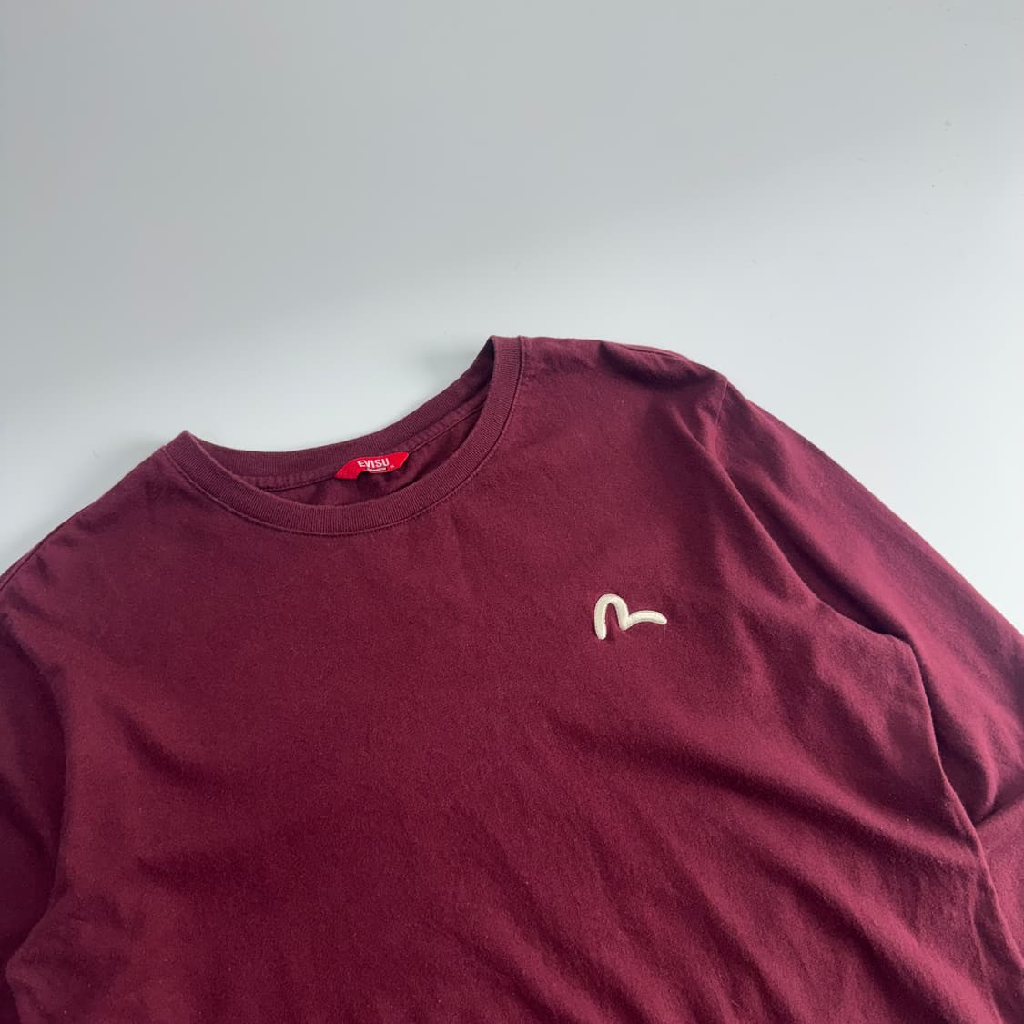 Evisu 에비수 버건디 백 프린팅 롱슬리브 상품이미지4