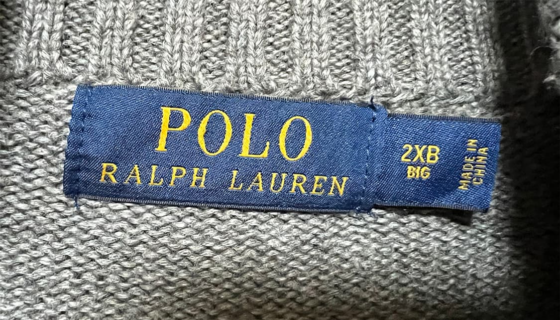 POLO 폴로 남자 반집업니트 기본 빅사이즈 4XL 120 상품이미지3