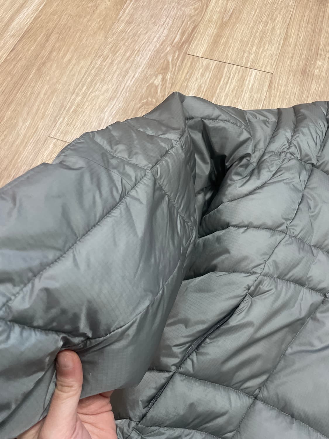 노스페이스 웨이브 LT 온 자켓 그레이 스몰 사이즈 상품이미지4