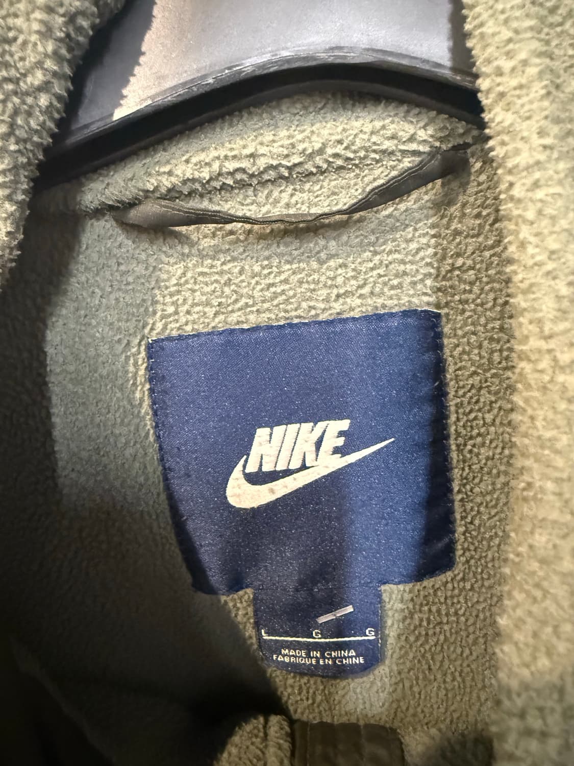 나이키 카키 기모자켓 상품이미지3