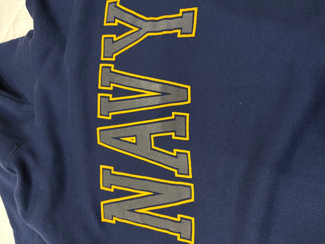 us navy hoodie 미해군 네이비 후드 상품이미지5