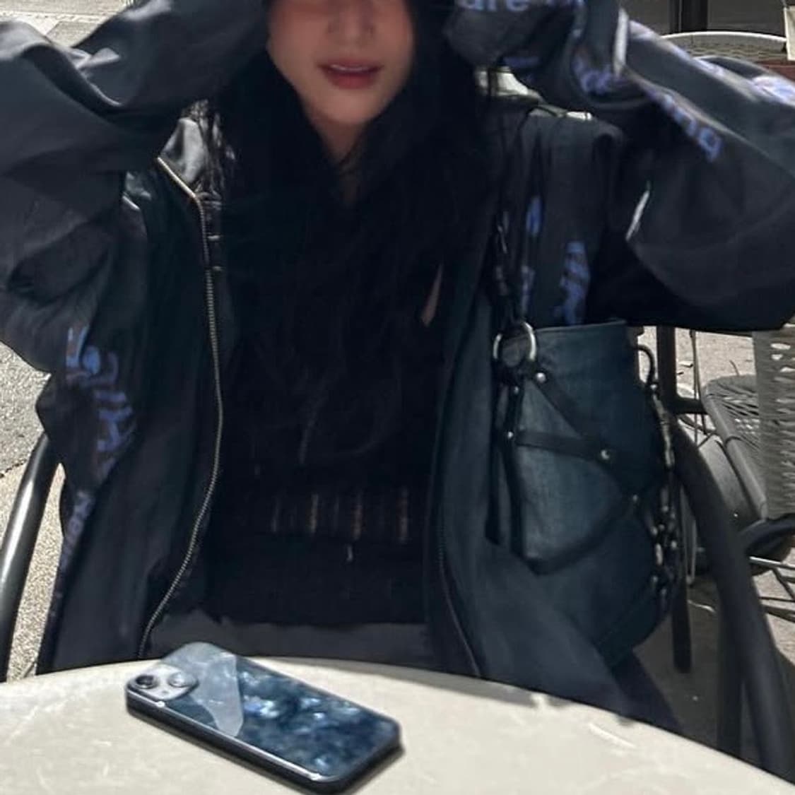 디젤 하네스 데님 숄더백 상품이미지2