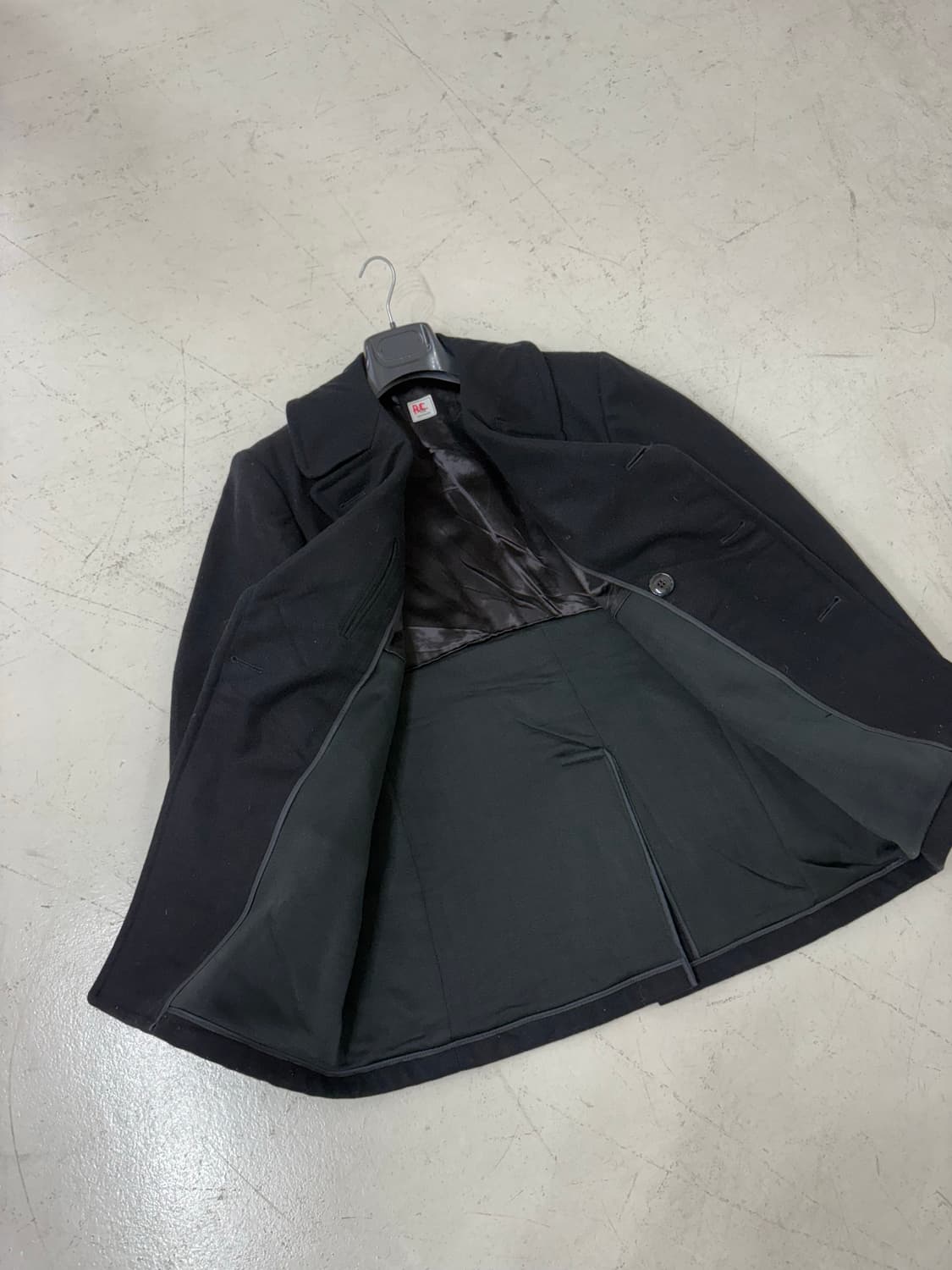 90‘s USN Wool Pea Overcoat. 상품이미지4