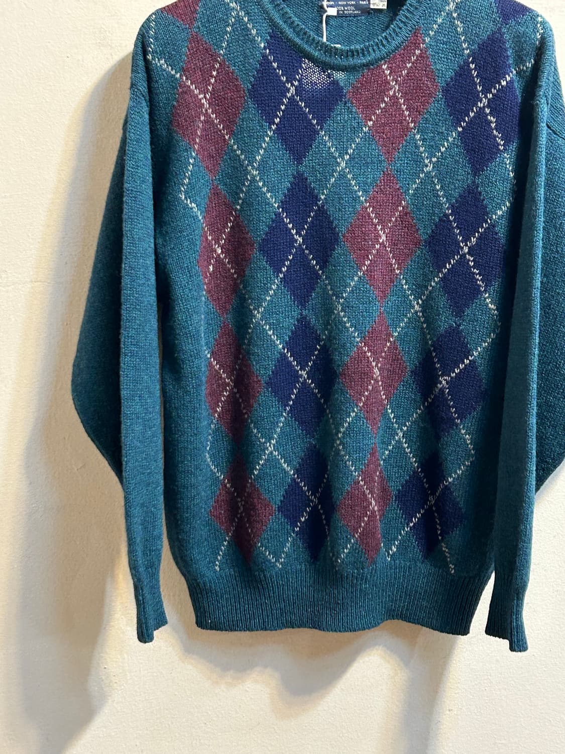 버버리 아가일 울 니트 상품이미지3