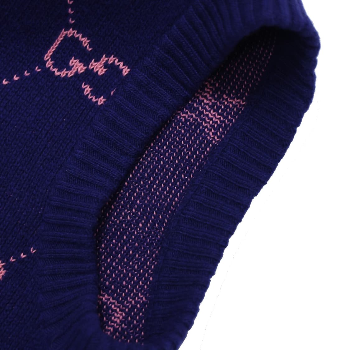 구찌 683092 베스트 니트 울 블루 상품이미지4