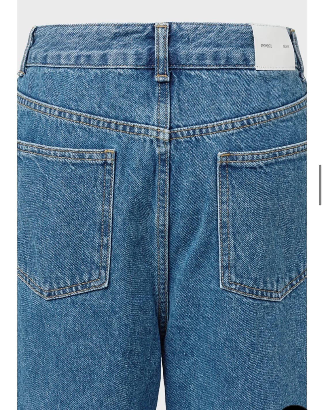 [AMOMENTO] 리사이클 데님_ mid blue (M사이즈) 상품이미지5