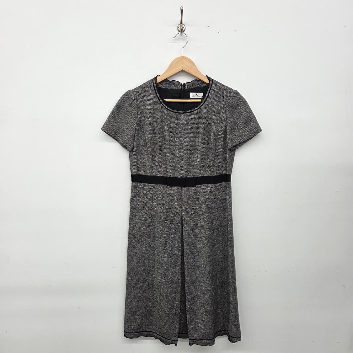 courreges 꾸레쥬 트위드 반팔 원피스 여s 상품이미지1