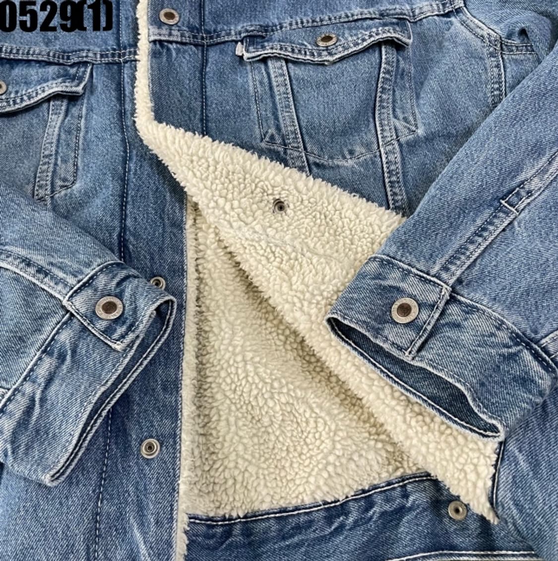 리바이스 실버탭 무스탕 청자켓 상품이미지4