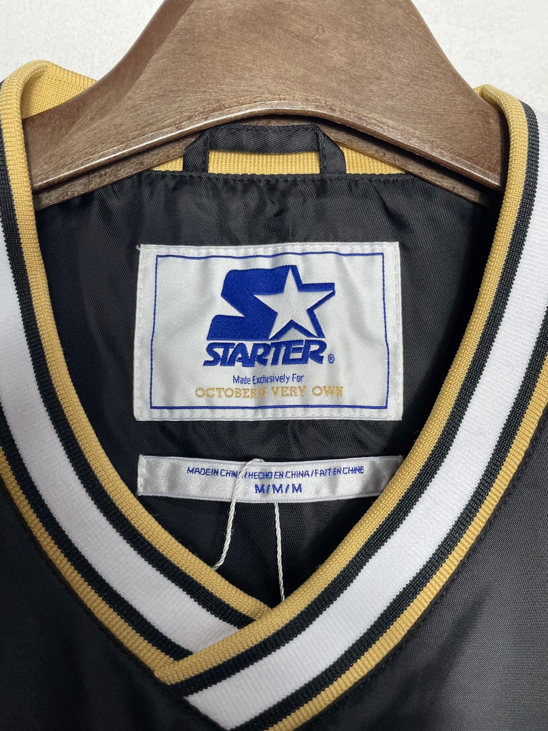 OVO x starter 블랙 풀오버 윈드브레이커 상품이미지2