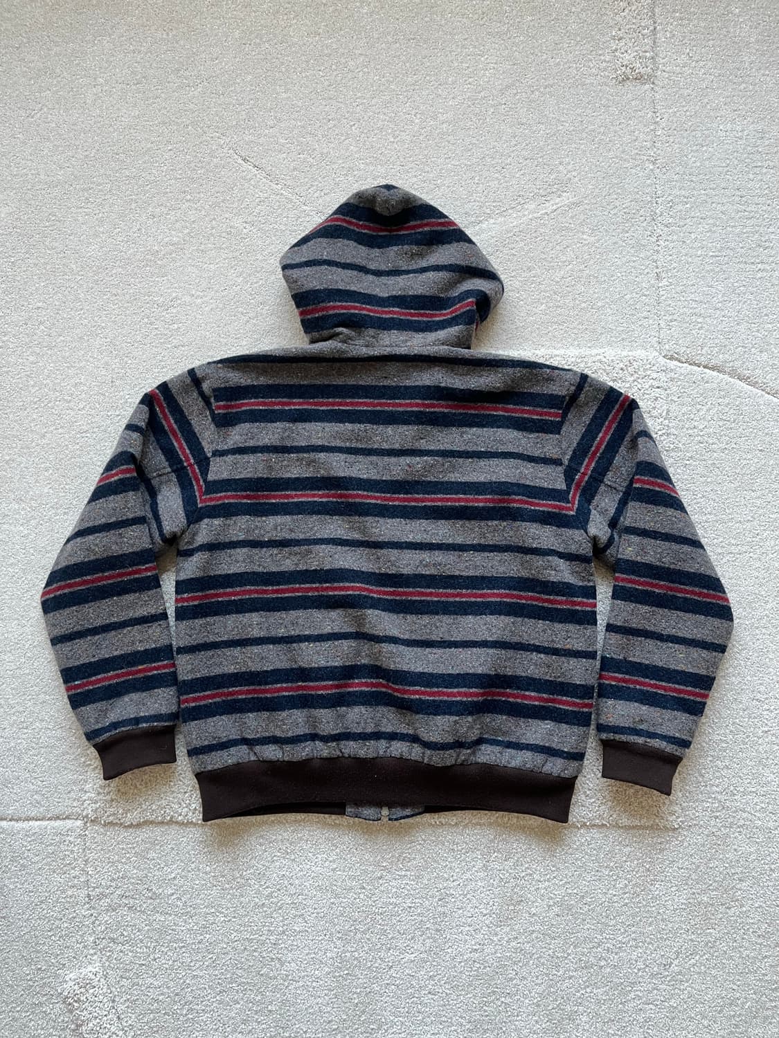 페로우즈 퀼팅 울 후드 집업 자켓 (105) 상품이미지10