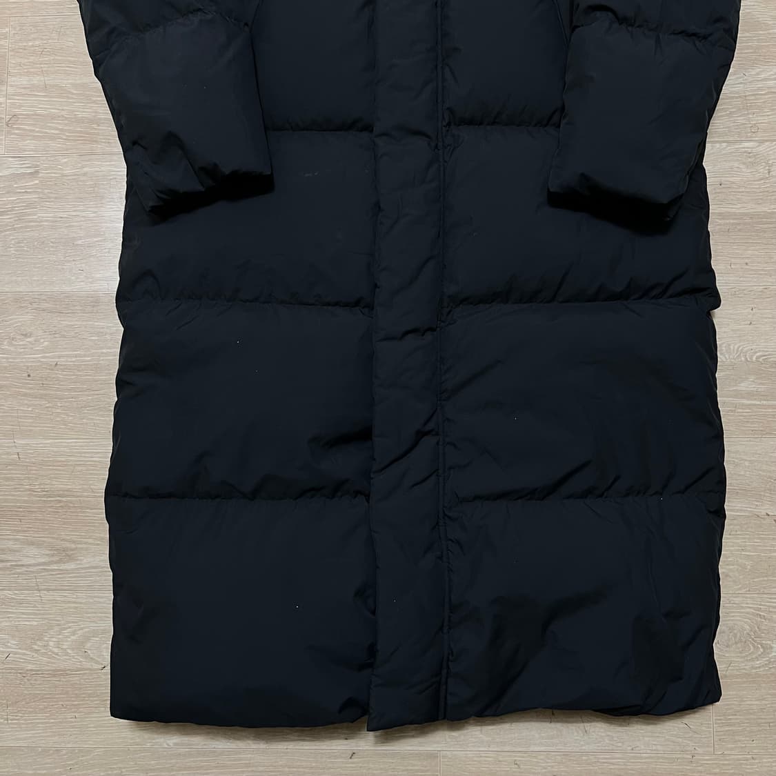 휠라 공용 스노우 타임 스포츠 구스다운 롱패딩 점퍼 [블랙] S/90 상품이미지3