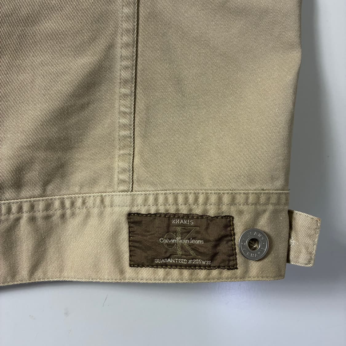 Calvin klein  캘빈 클라인 코튼 베이지 워크 베스트  상품이미지7