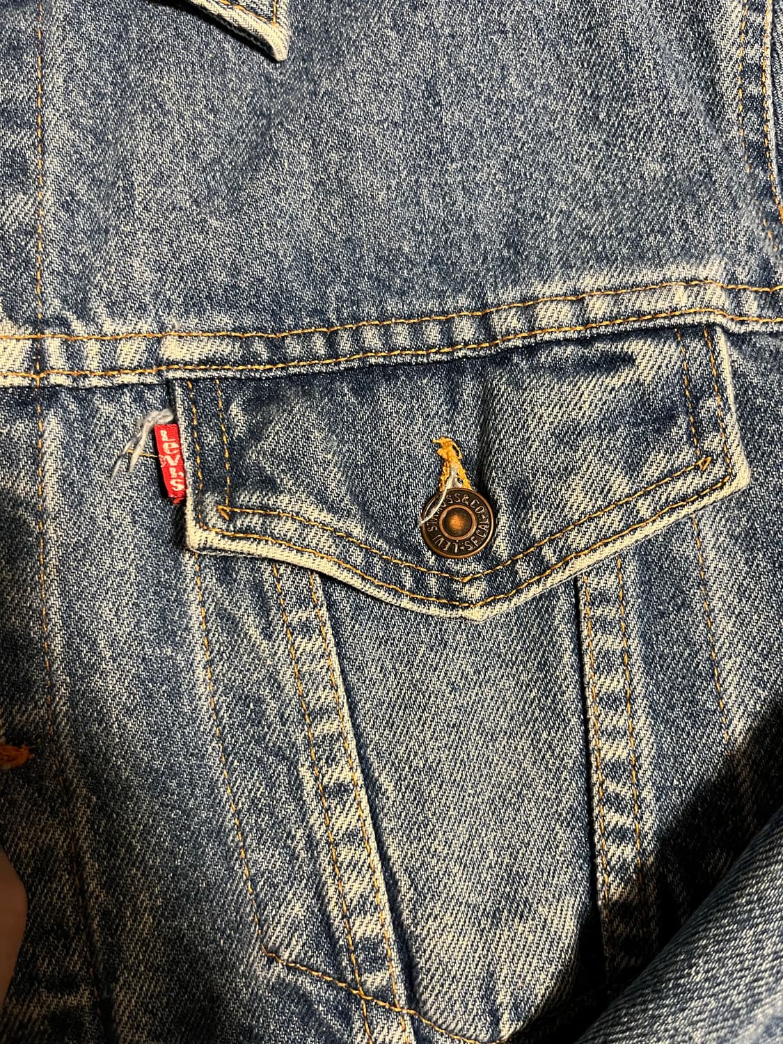 빈티지 리바이스 트러커 청카바 상품이미지3