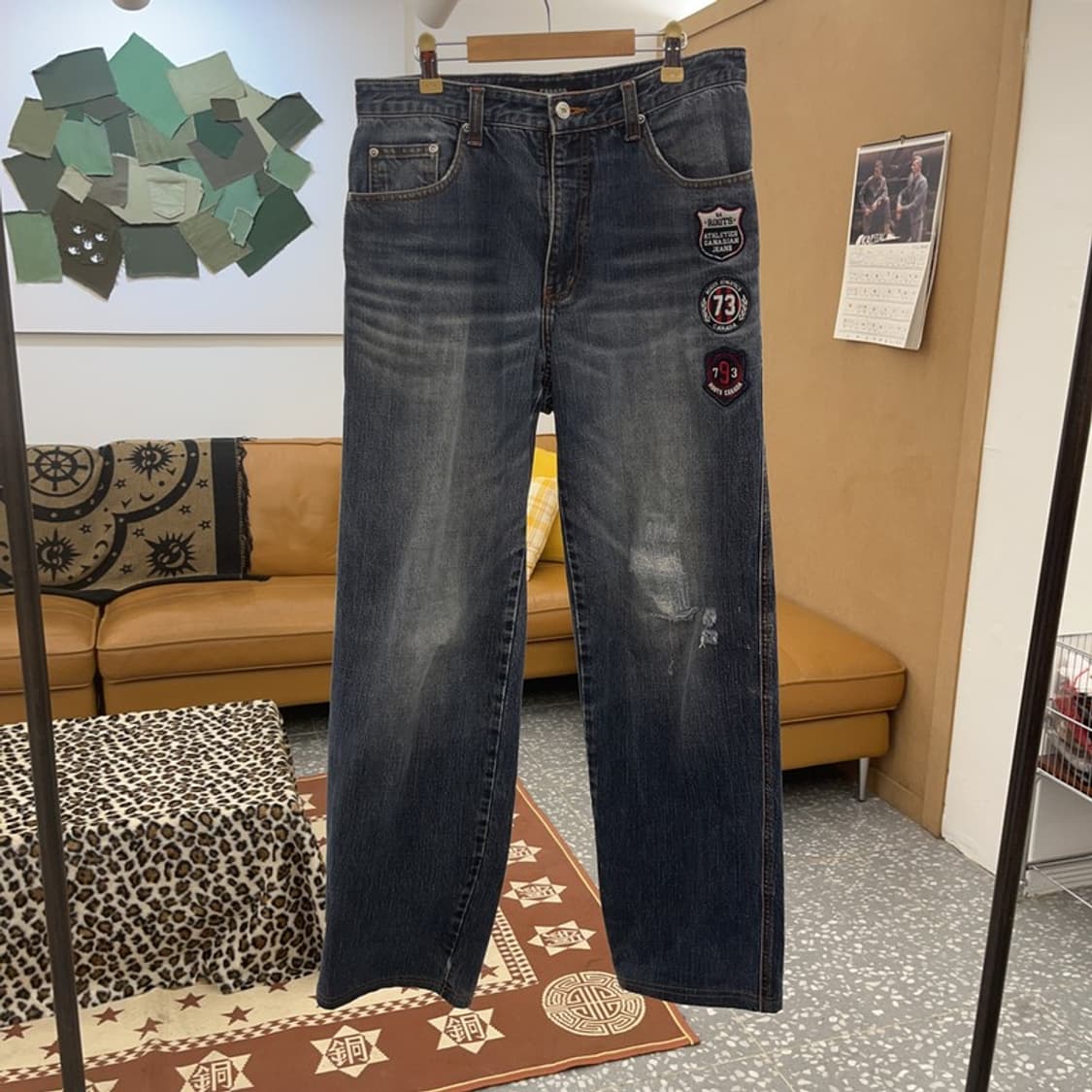 루츠 캐나다 트리플 패치 스트릿 키치 워싱 데님 팬츠 78 C08912 상품이미지3