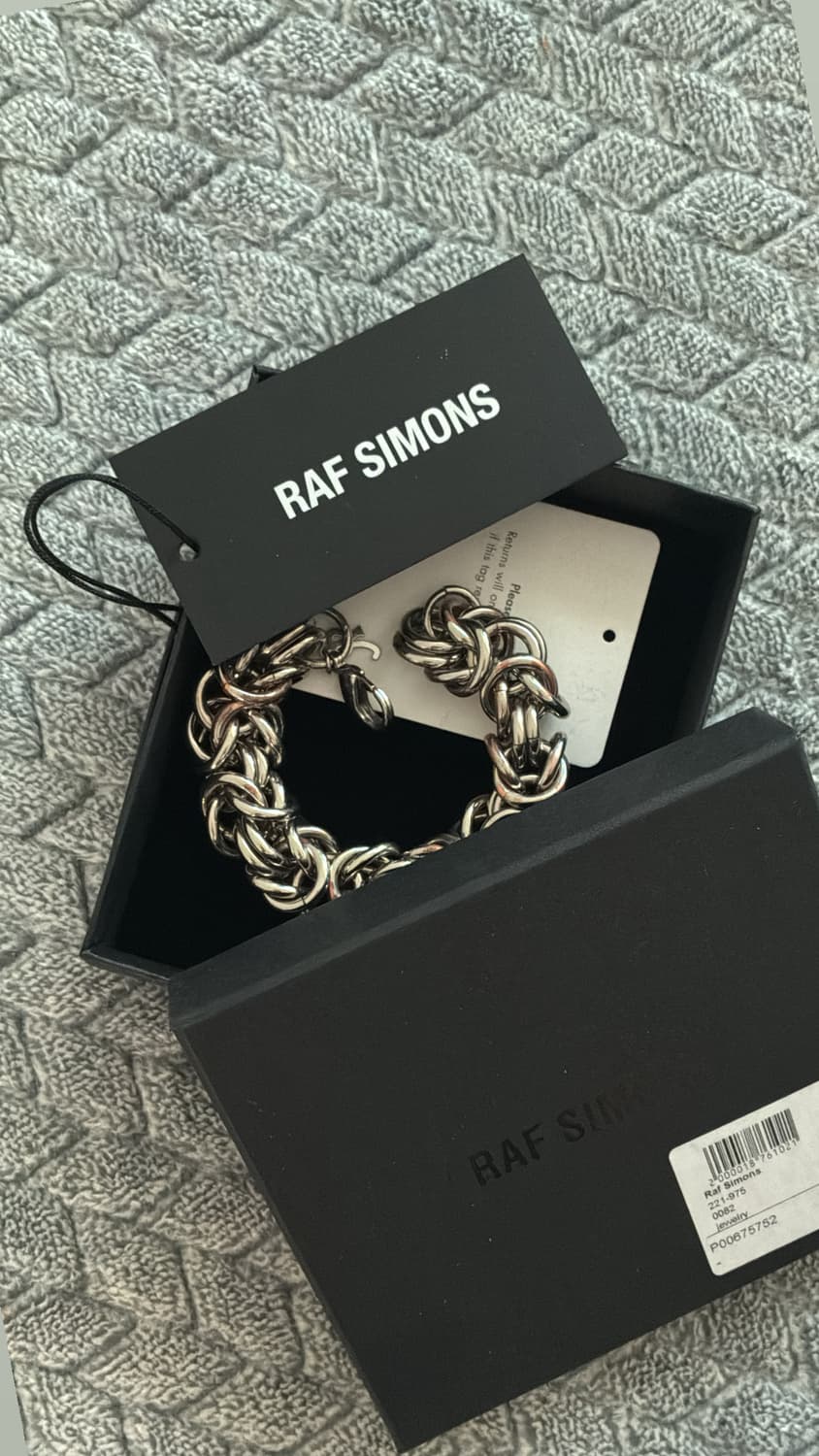 22SS) raf simons 클러스터 체인 브레이슬릿 팔찌 상품이미지1