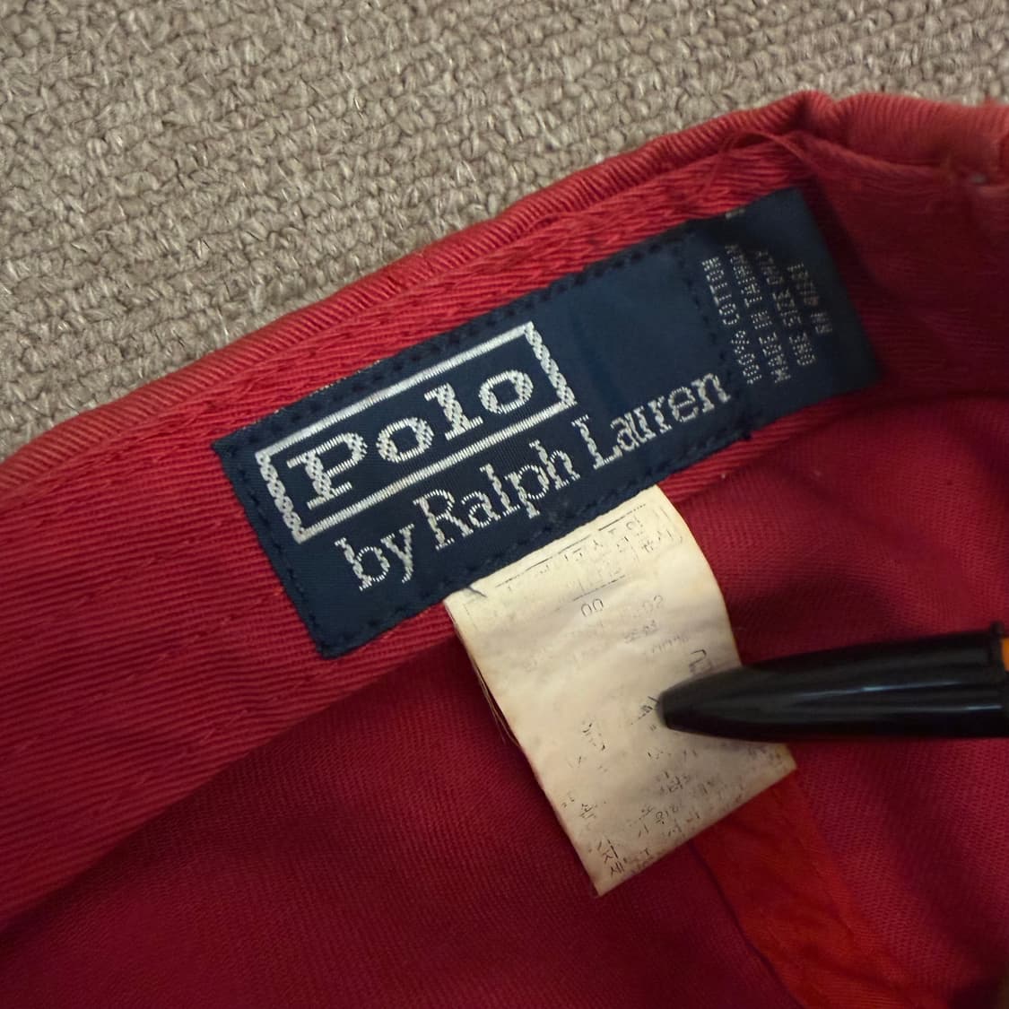 polo 랄프로렌 폴로 레더스트랩 빈티지 볼캡  상품이미지3