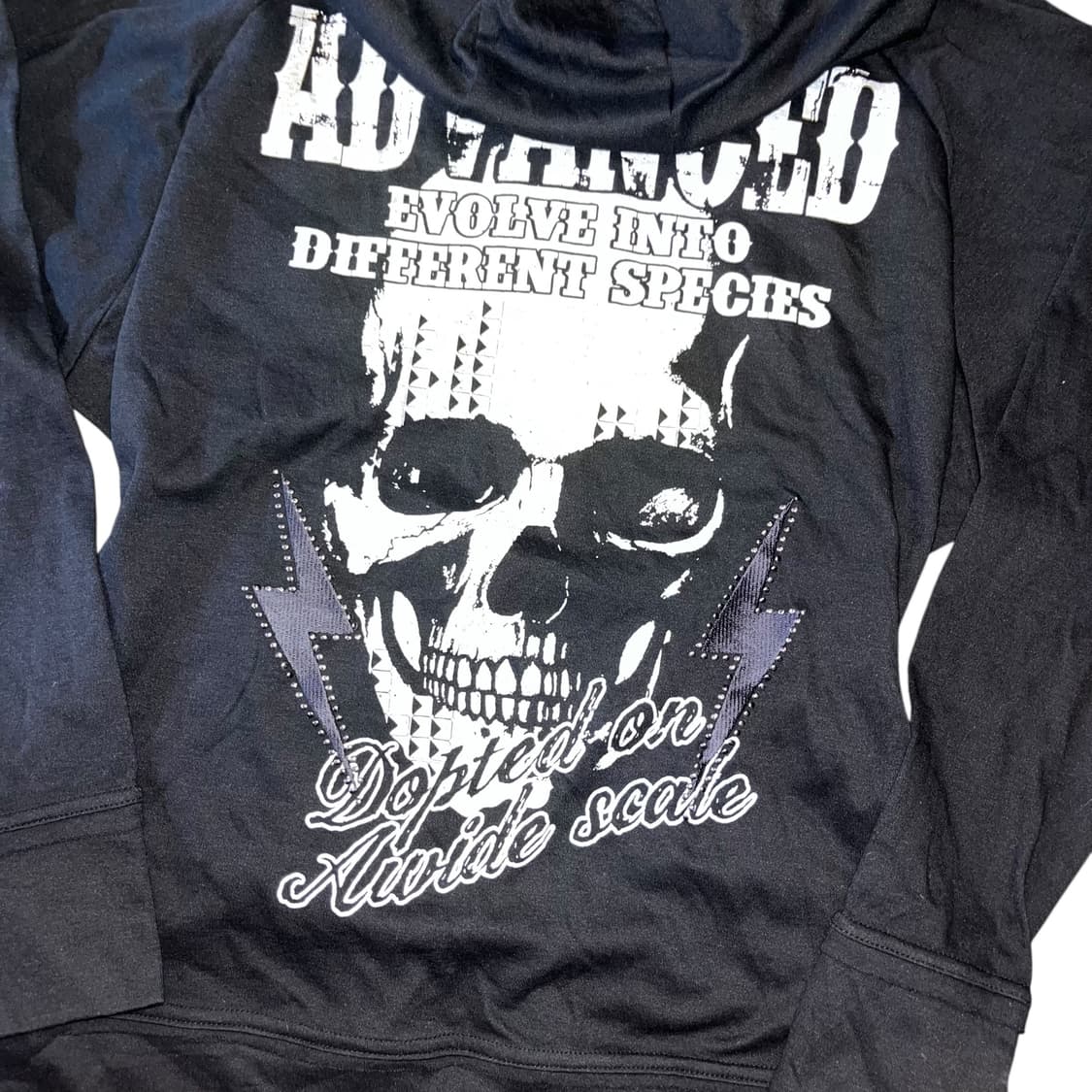 ghost of harlem 고스트오브할렘 투웨이 후드집업 펑크 y2k 상품이미지2