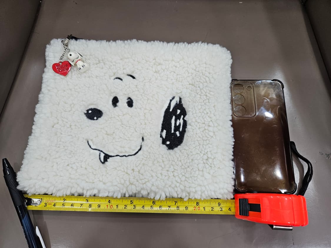 스누피 뽀글이 파우치 상품이미지2