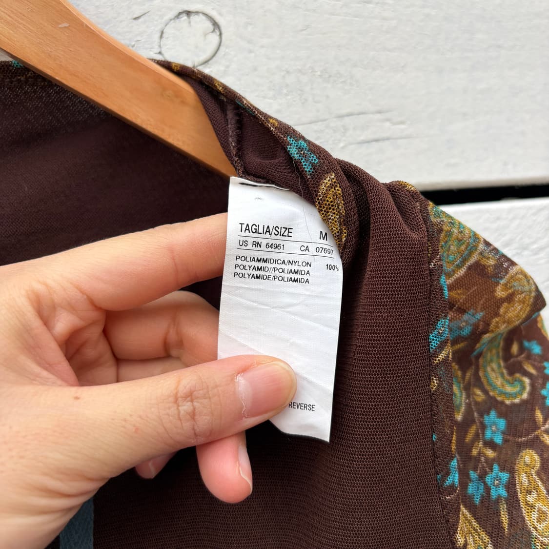 Benetton 베네통 플라워 블라우스 탑 상품이미지7