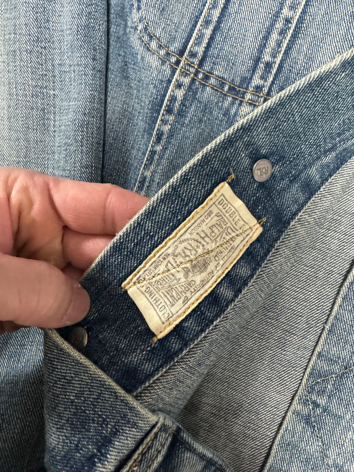 RRL LOT271 데님 자켓 XL 리랜드 판매합니다. 상품이미지4