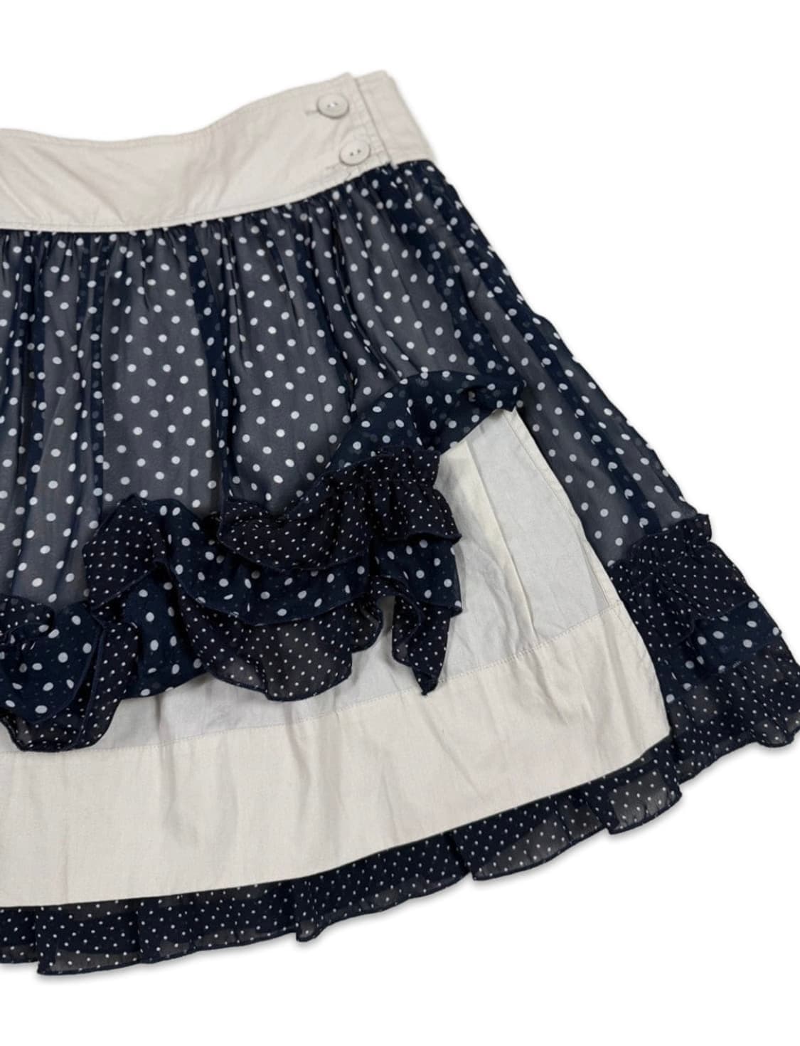리버시블 프릴 도트 스커트 상품이미지3