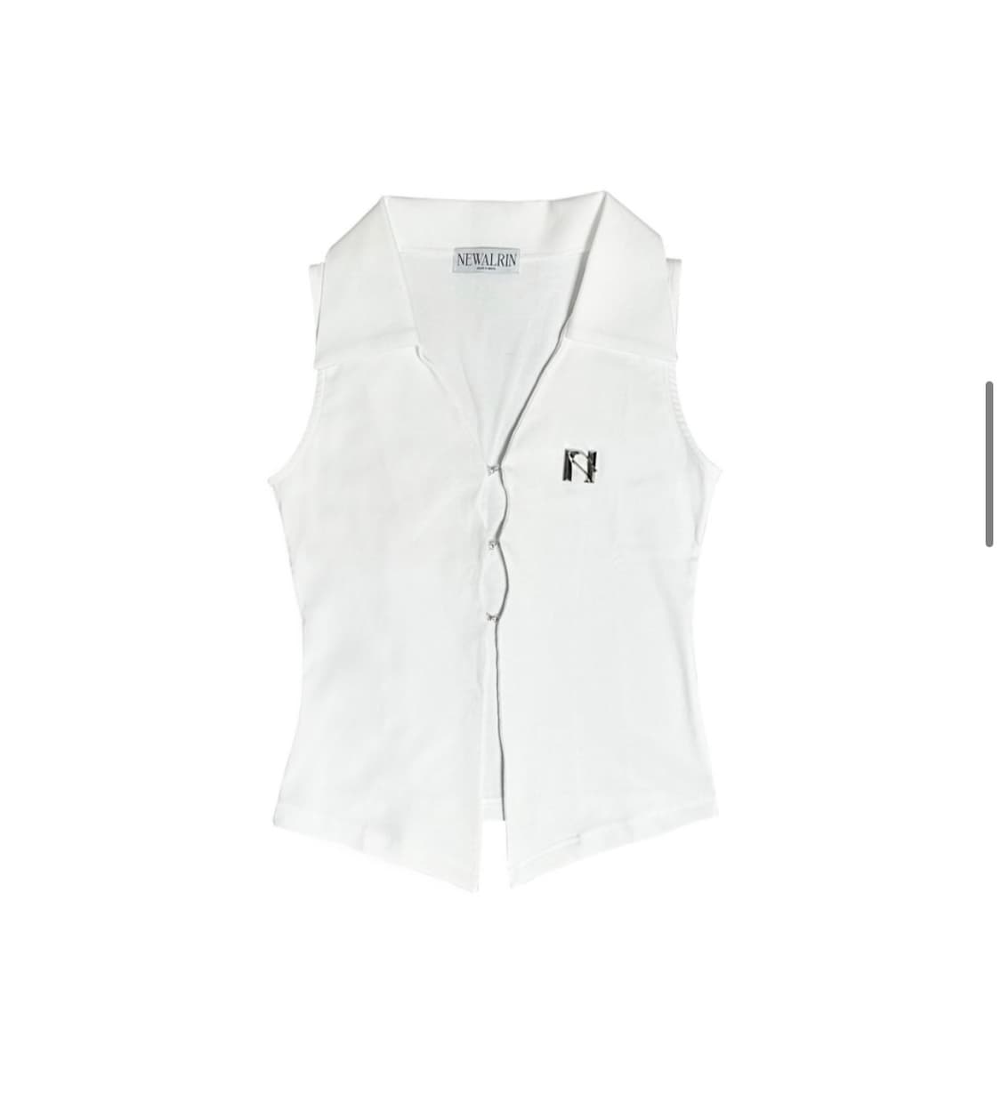 Newalrin Emblem sleeveless Shirt Top  상품이미지1